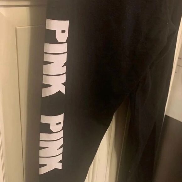 Pink Victoria Secret Womens 
 Logo Yoga Pants Small - Picture 5 of 8